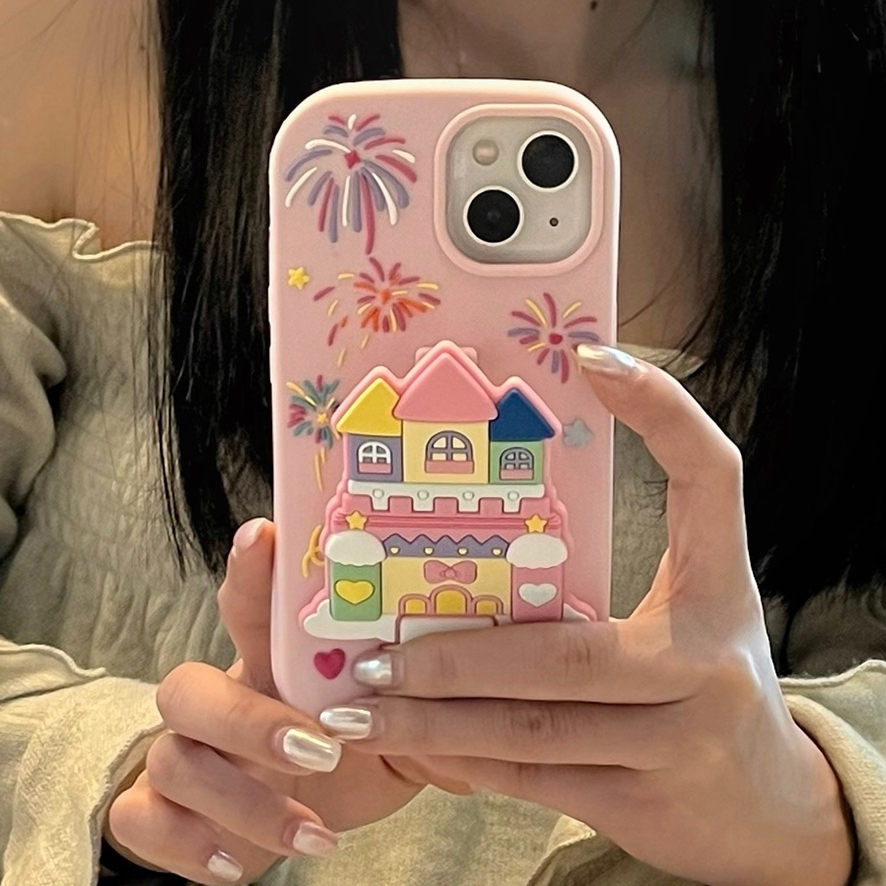 เคสโทรศัพท์มือถือ ซิลิโคนนิ่ม ลายกล้องส่องทางไกล 3D สําหรับ iphone 15 Pro Max 14 Pro Max 13 Pro Max 12 Pro Max