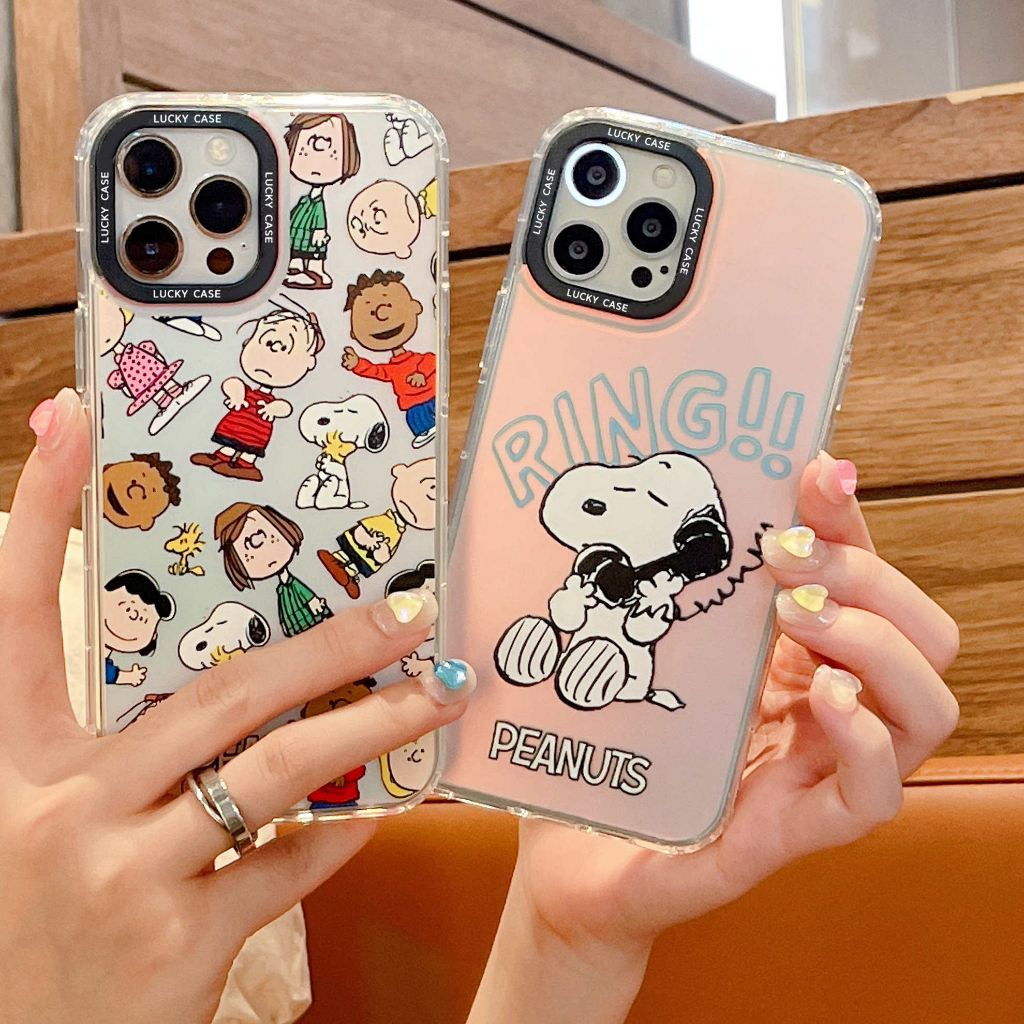 เคสโทรศัพท์มือถือ ลายการ์ตูน Snoopy น่ารัก สําหรับ เคส iPhone xs max xr 11 12 pro 13 pro max 14 plus 15 pro max 7 8 plus se 2020 CASE