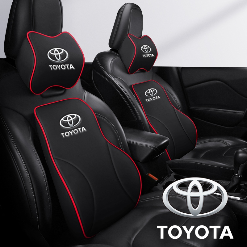 หน่วยความจําโฟมรถหัวคอหมอนรถheadrestคอสนับสนุนที่นั่งสําหรับtoyota Corolla CH-R Camry Rav4 Auris Pri