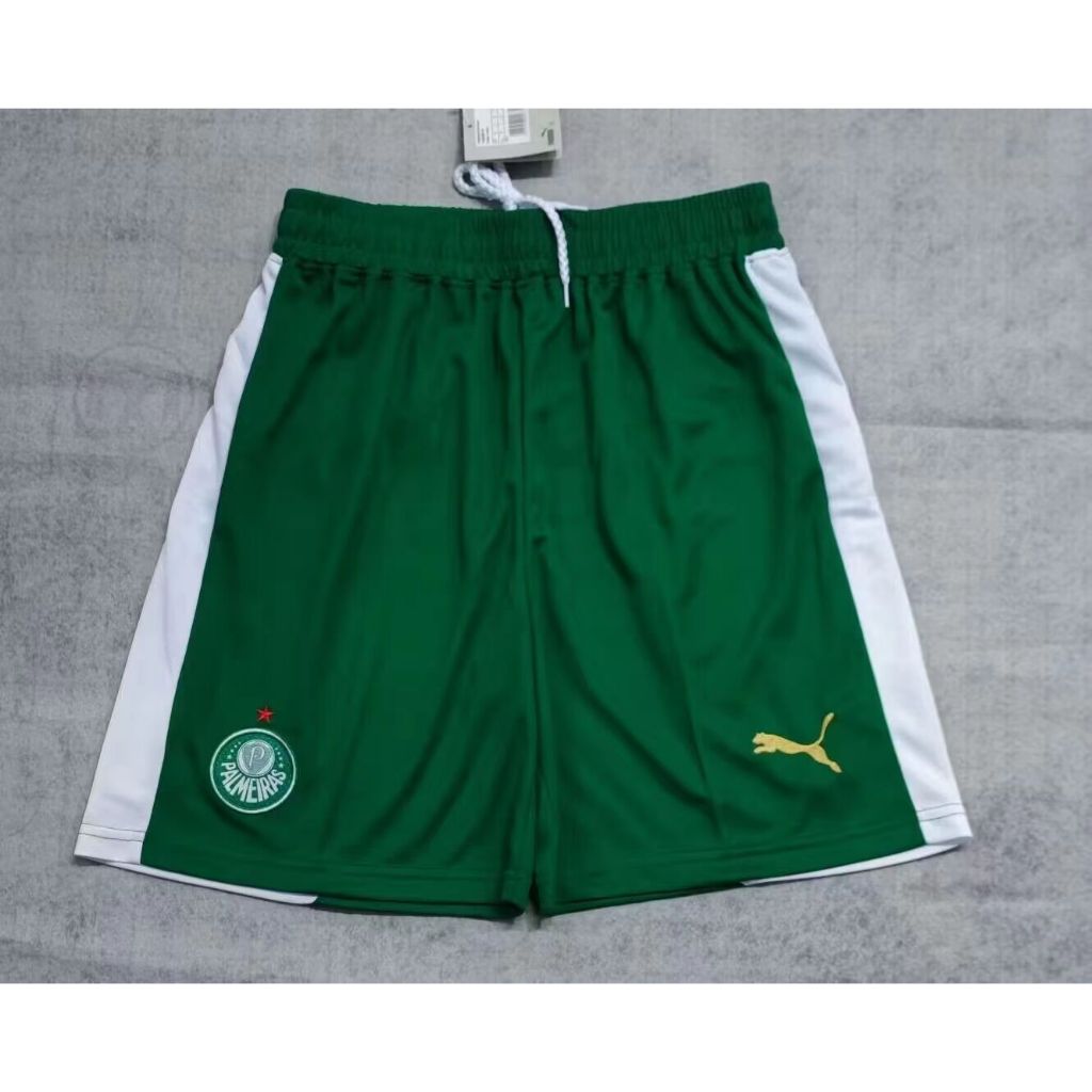 เสื้อกีฬาแขนสั้น ลายทีมชาติฟุตบอล Palmeiras 23-24 ชุดเหย้า สีขาว เขียว สําหรับผู้ชาย และผู้หญิง 1:1
