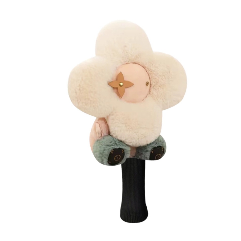 ปลอกไม้กอล์ฟ ลายการ์ตูนดอกทานตะวัน หมายเลข . ฝาครอบไม้แฟร์เวย์ 1 ชิ้น Golf Driver/Fairway/Hybrid Headcover