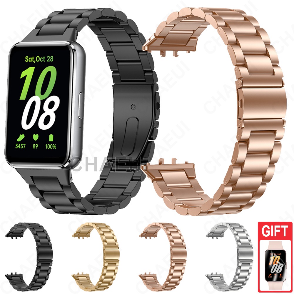 สายนาฬิกาข้อมือ โลหะ สเตนเลส สําหรับ Galaxy Fit 3