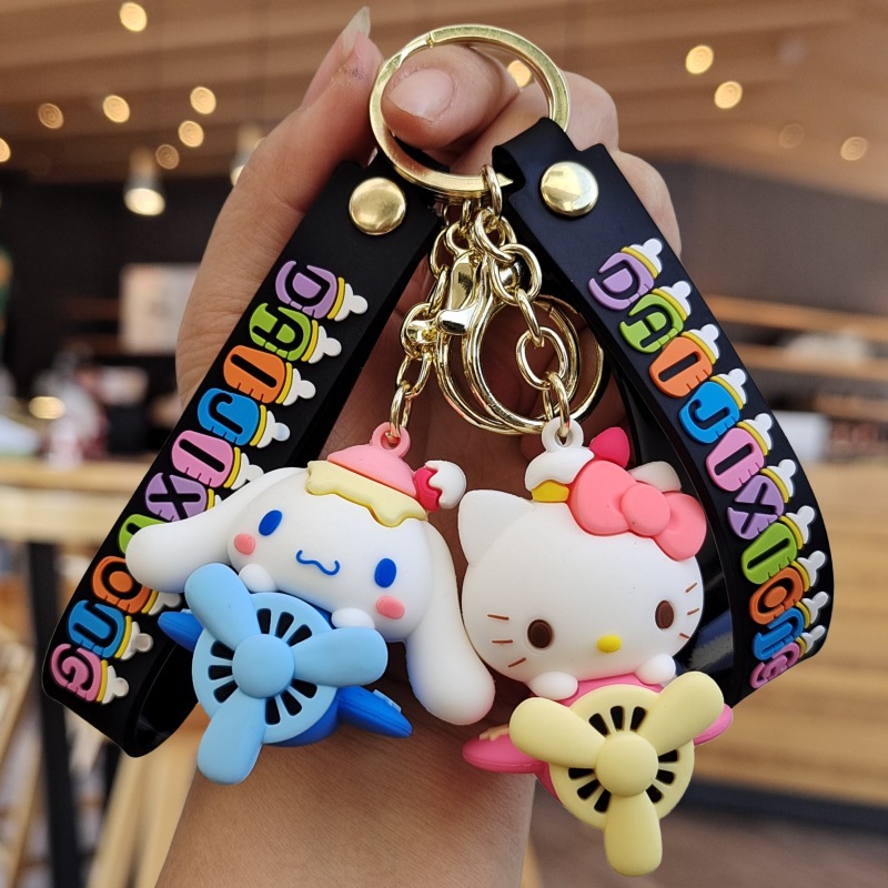SANRIO Coffeejoy ใหม่ น่ารัก เครื่องบิน ซานริโอ พวงกุญแจ การ์ตูนคุโรมิ กระเป๋า จี้ สร้างสรรค์ รถ พวงกุญแจ ของขวัญ - รูปที่ 2