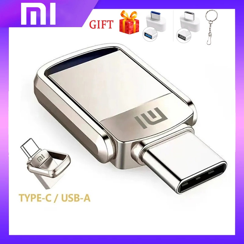Xiaomi Super Mini แฟลชไดรฟ์ 2TB 1TB 512GB 256GB โลหะ กันน้ํา 128GB 64GB 32GB หน่วยความจํา USB เหมาะสําหรับโทรศัพท์มือถือ คอมพิวเตอร์