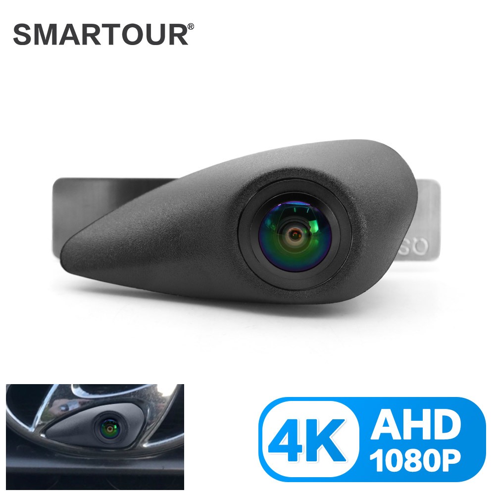 กล้องโลโก้ด้านหน้ารถยนต์ AHD 1080P สําหรับ Hyundai NF Sonata i45 H350 Grand Starex H1 H-1 ix25 ix35 Creta Sport Veloster Xcent Venue