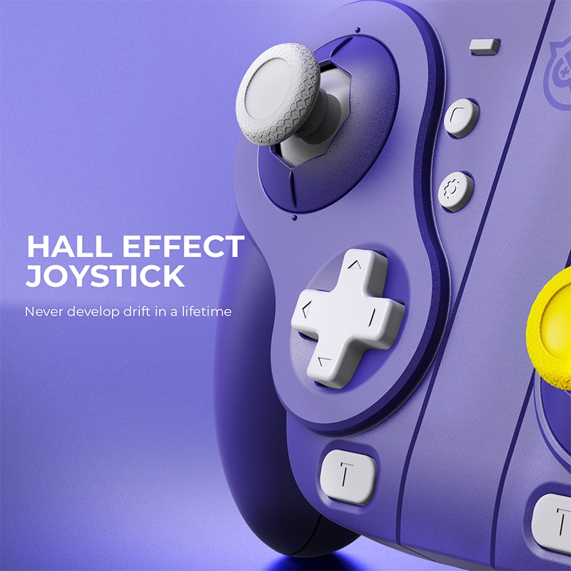 [BEST SELLER] NYXI Wizard คอนโทรลเลอร์เล่นเกมบลูทูธเกมแพดไร้สาย Joypad สีม่วงสําหรับตัวควบคุม Nintendo Switch GamePad COD