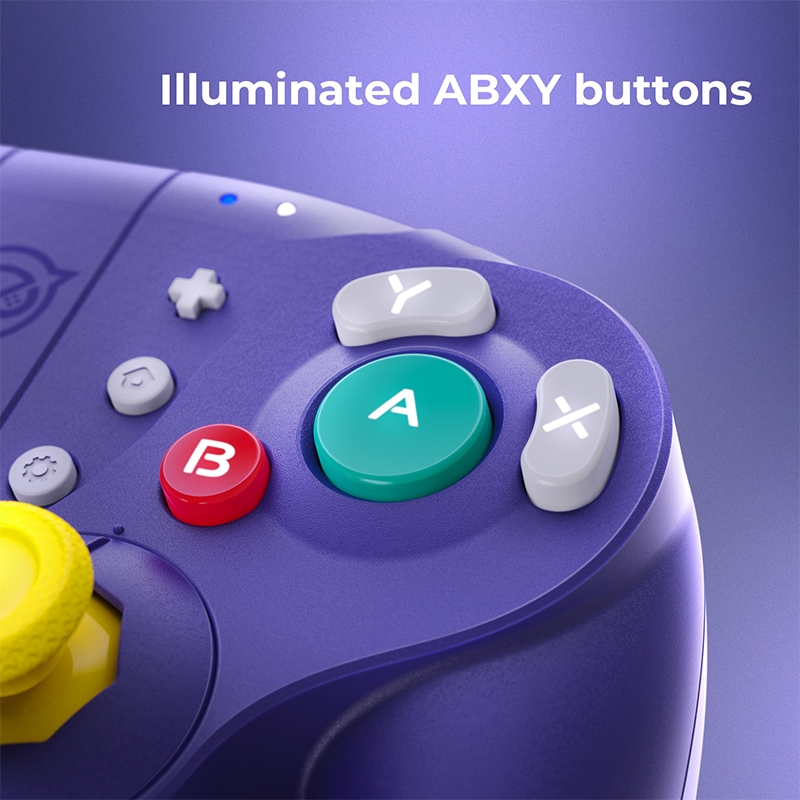 [BEST SELLER] NYXI Wizard คอนโทรลเลอร์เล่นเกมบลูทูธเกมแพดไร้สาย Joypad สีม่วงสําหรับตัวควบคุม Nintendo Switch GamePad COD