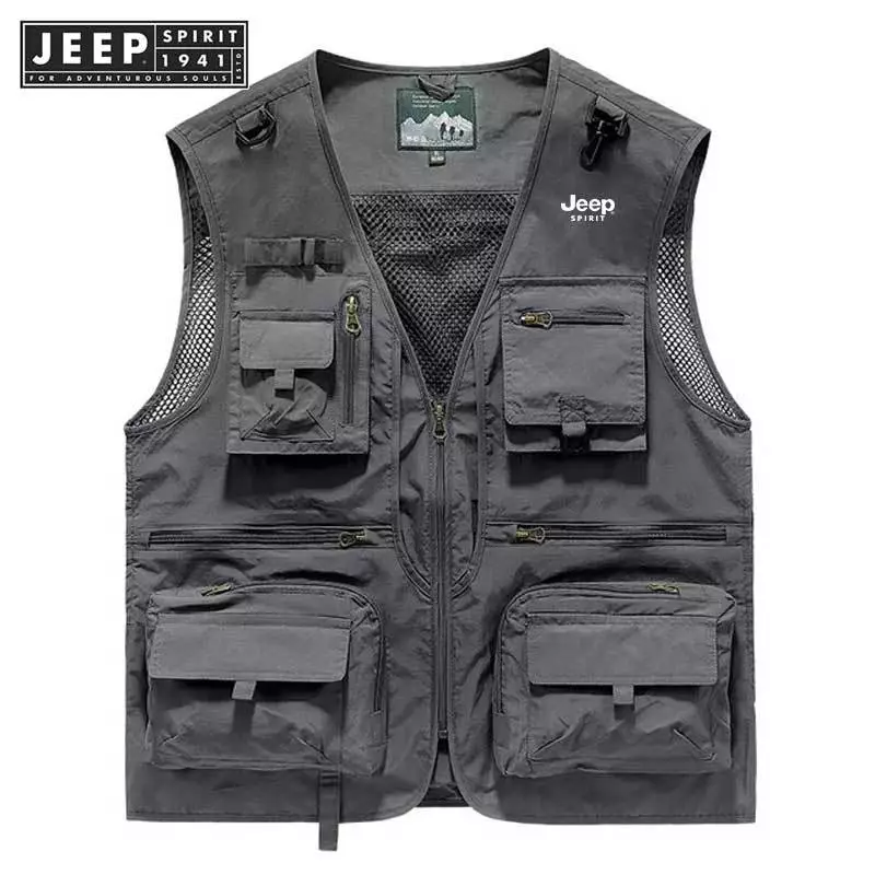 JEEP SPIRIT 1941 ESTD 2023 เสื้อกั๊กกีฬา ระบายอากาศ คุณภาพสูง สําหรับผู้ชาย
