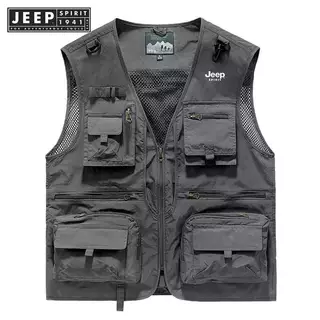 JEEP SPIRIT 1941 ESTD 2023 เสื้อกั๊กกีฬา ระบายอากาศ คุณภาพสูง สําหรับผู้ชาย