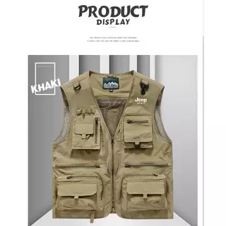 JEEP SPIRIT 1941 ESTD 2023 เสื้อกั๊กกีฬา ระบายอากาศ คุณภาพสูง สําหรับผู้ชาย