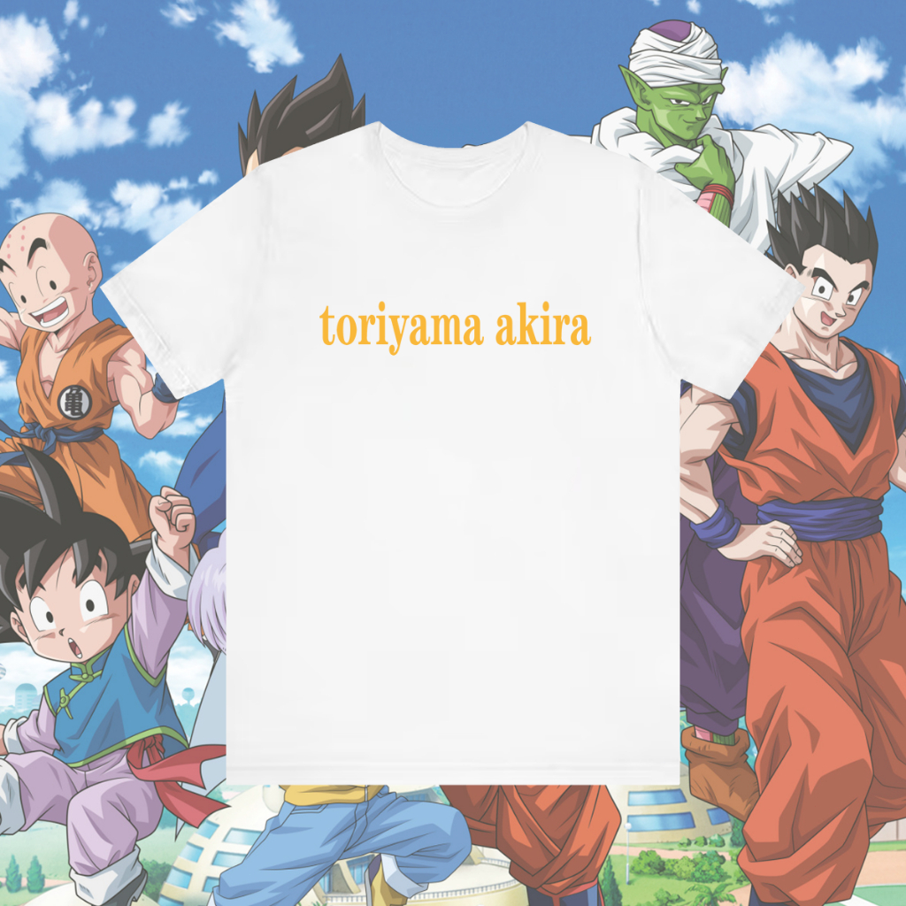 เสื้อดราก้อนบอล โงกุน ToriyamaAkira Goku DragonBall T-shirt ผ้าCotton 100% ใส่ได้ ทั้ง ชาย ใส่สบาย ไม่หด
