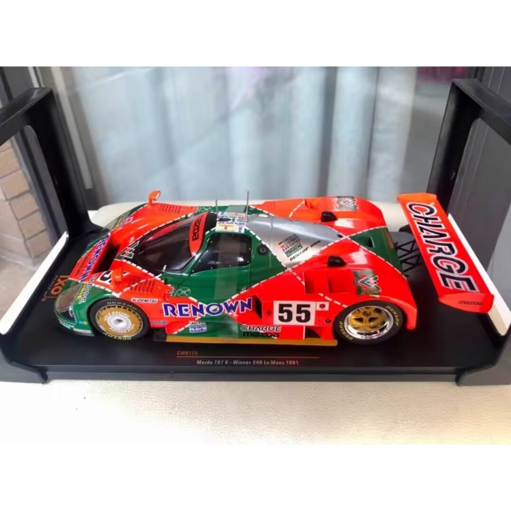 จัดส่งฟรี ixo 1: 18 Mazda Mazda 787B Le Man Champion 1991#55