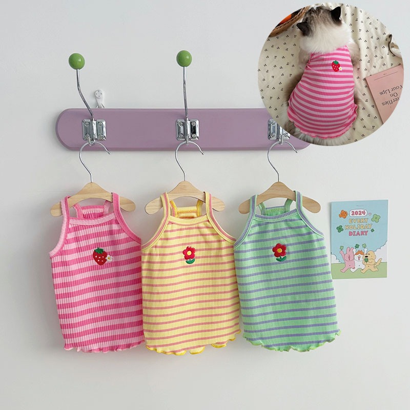 Pet Summer Strap Dog Clothes That Teddy Bears Pomeranian Small Puppy Cats Shih Tzu Clothes