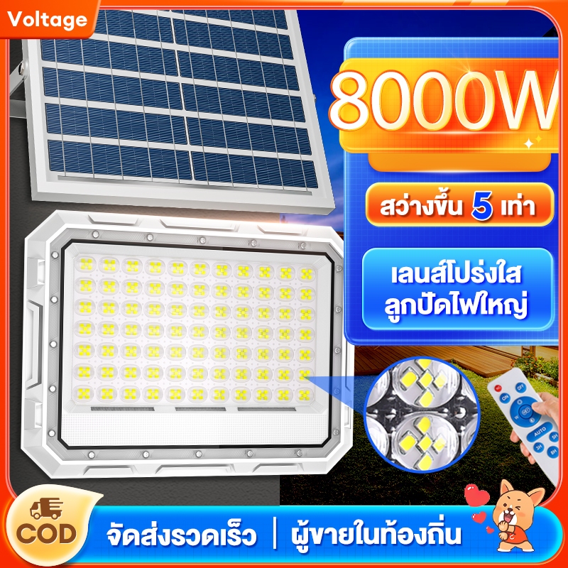 ส่งจากไทย ไฟโซล่าเซล โซลาร์เซลล์ 300W 1800W Solar Light ไฟพลังงานแสงอาทิตย์ ไฟแสงอาทิตย์ ไฟถนนโซล่าเซลล์ ไฟ LED