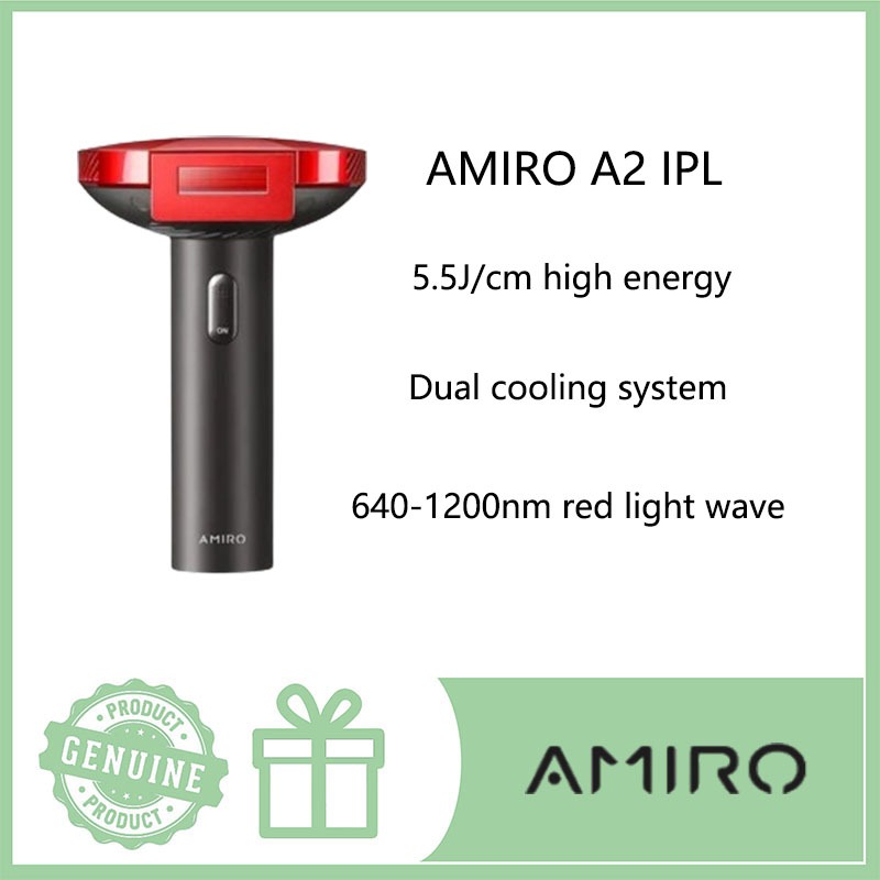 Amiro A2 IPL อุปกรณ์กําจัดขนบนร่างกาย แบบไร้สาย แบบพกพา