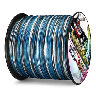Ashconfish สายเอ็นตกปลา PE ลายพราง สีฟ้า เขียว 6-100 ปอนด์ 100 ม. 4 เส้น