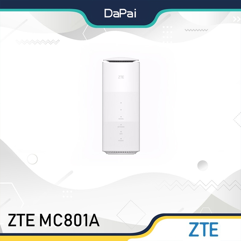 Zte 5G เราเตอร์มือถือ cpe การ์ดอินเตอร์เน็ต พอร์ตเครือข่าย Gigabit เต็มรูปแบบ /WiFi6/MC801A