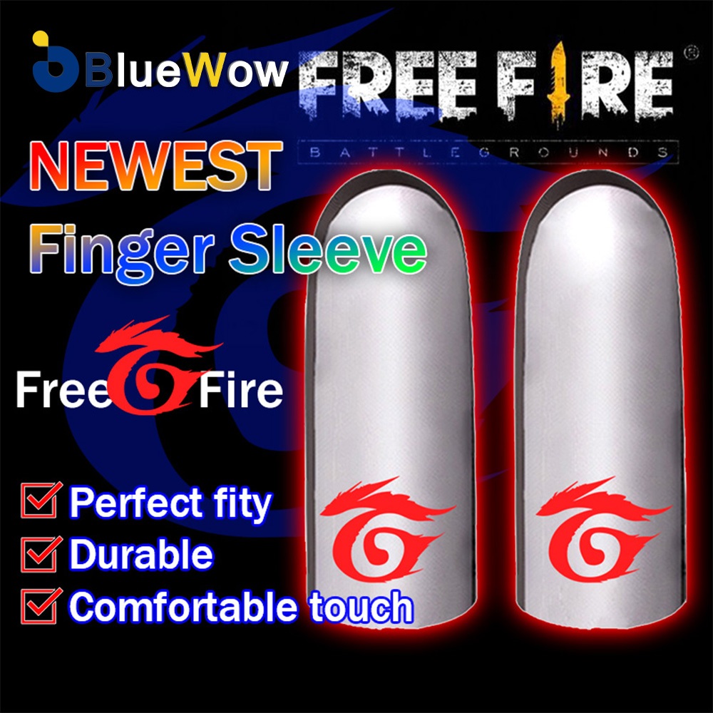 Bluewow Free Fire ปลอกนิ้วมือ กันลื่น ระบายอากาศ สําหรับเล่นเกมมือถือ