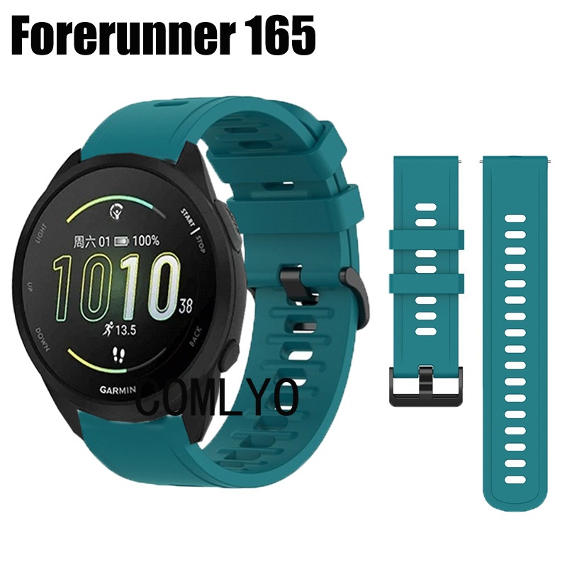สําหรับ Garmin Forerunner 165 เพลง กีฬา สายรัด ผู้หญิง ผู้ชาย สมาร์ทวอทช์ ซิลิโคน นิ่ม วง