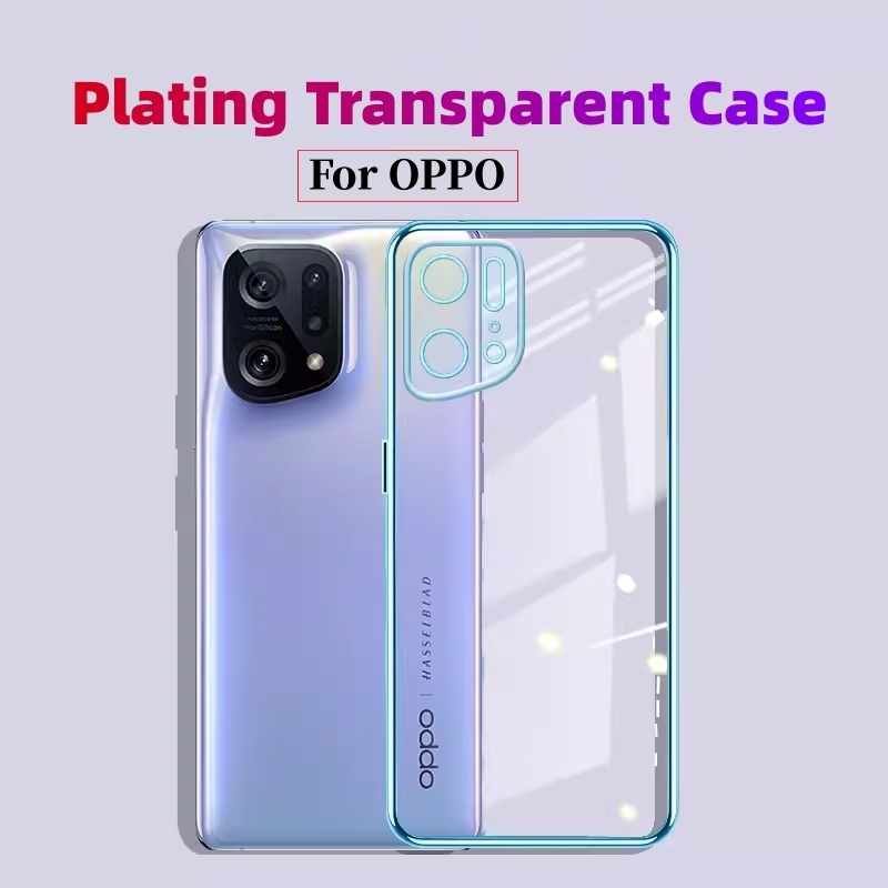 OPPO Find X7 Ultra X6 Pro X5 Pro X3 Pro 5G F11 Pro F9 F7 F5 F17 Pro F19 Pro กรณีเคสโทรศัพท์มือถือแบบใสสําหรับ