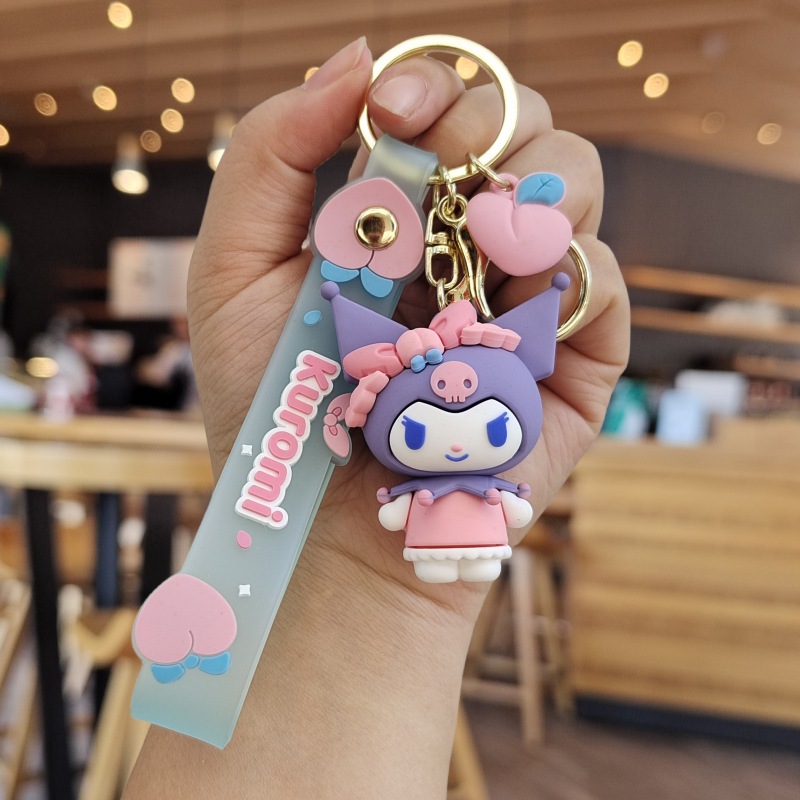 Coffeejoy น่ารัก พวงกุญแจ Sanrio สาว กระเป๋า จี้ พวงกุญแจรถ ของขวัญ