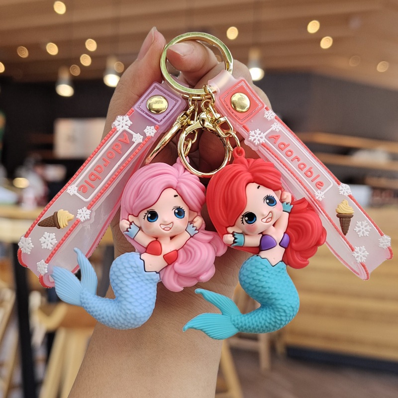 พวงกุญแจ จี้ตุ๊กตาการ์ตูนนางเงือก Coffeejoy น่ารัก เหมาะกับของขวัญ สําหรับห้อยกระเป๋า