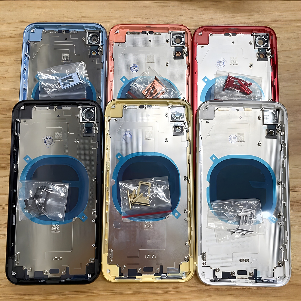 ชุดประกอบด้านหลัง สําหรับ XR 11 พร้อมฝาปิดแบตเตอรี่ กรอบโครงรถตรงกลาง ถาดซิม และอะไหล่กุญแจด้านข้าง