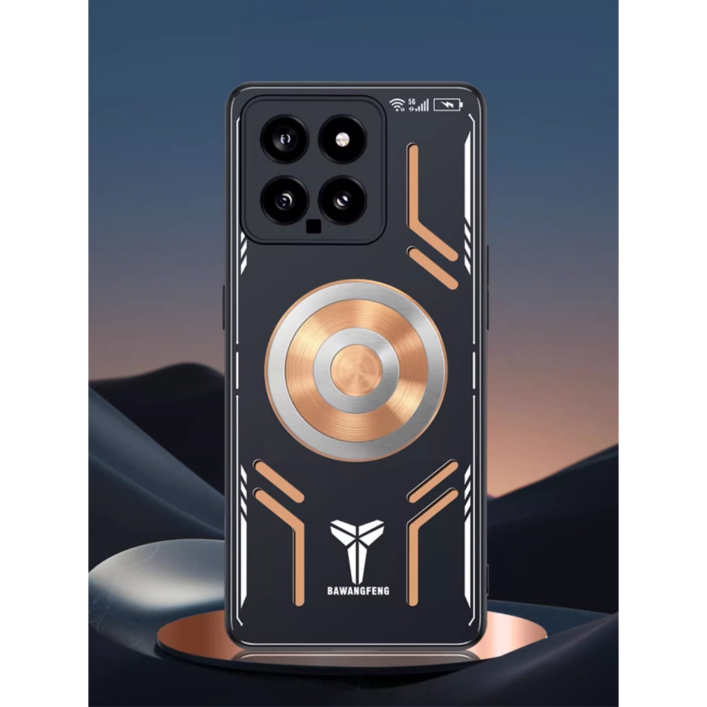 เคสโทรศัพท์มือถือ กันกระแทก ลายกราฟฟิน ทองแดง สีแดง แฟชั่น สําหรับ Xiaomi 14 Ultra 13 13T 12X 12S Ultra 12 Pro 5G