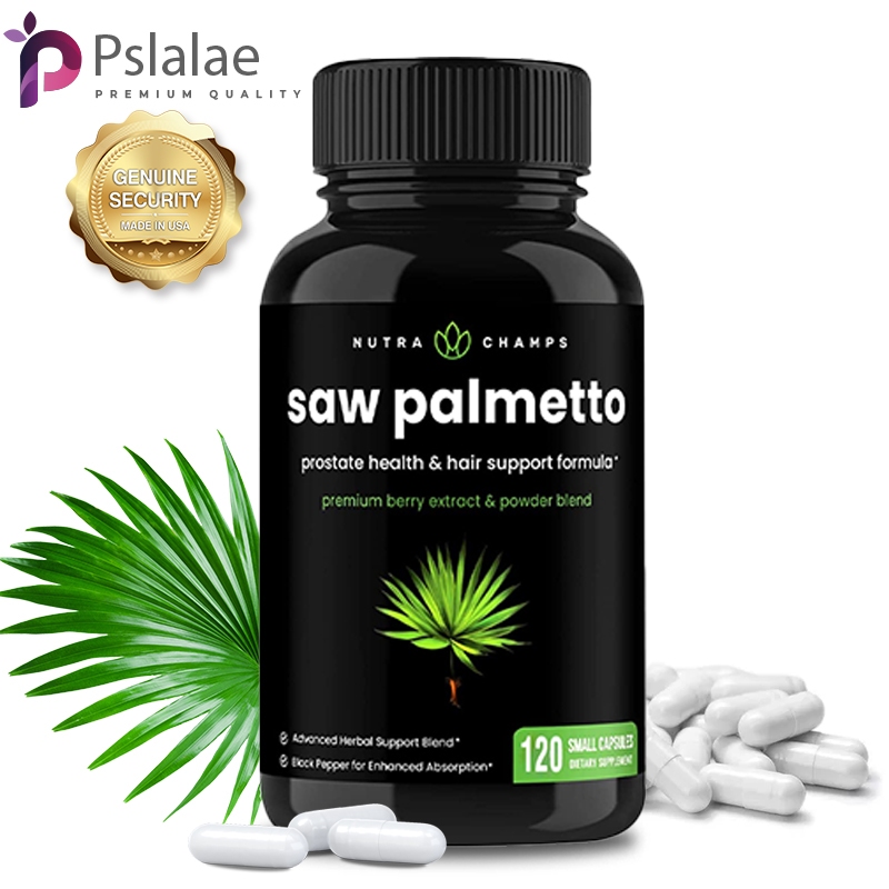 เลื่อยผู้ชาย ปาล์มเมตโต้คอมเพล็กซ์ – รองรับความถี่ปัสสาวะที่ดีต่อสุขภาพ บล็อก DHT และป้องกันผมร่วงแคปซูล