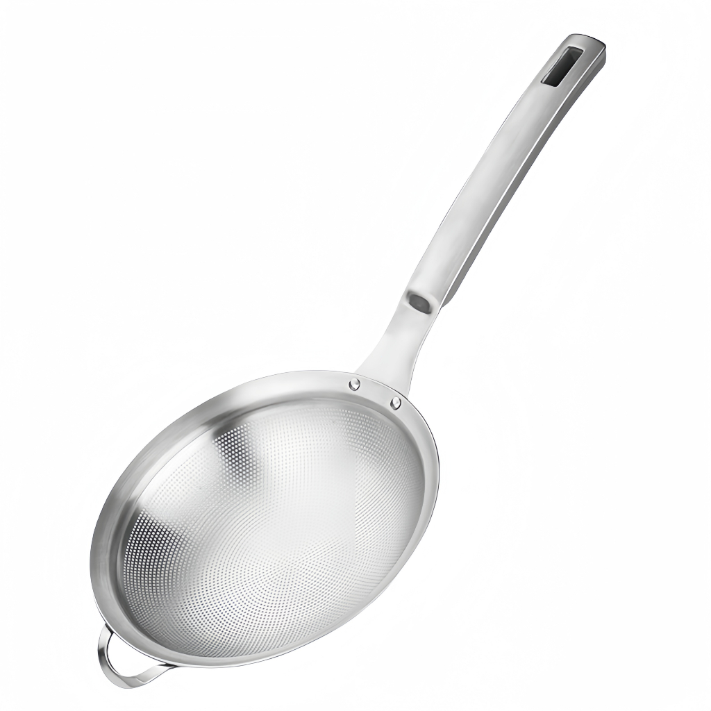 ตะแกรงกรองอาหาร สเตนเลส 304 อเนกประสงค์ กันสนิม ทําความสะอาดง่าย สําหรับอบพาสต้า - รูปที่ 7