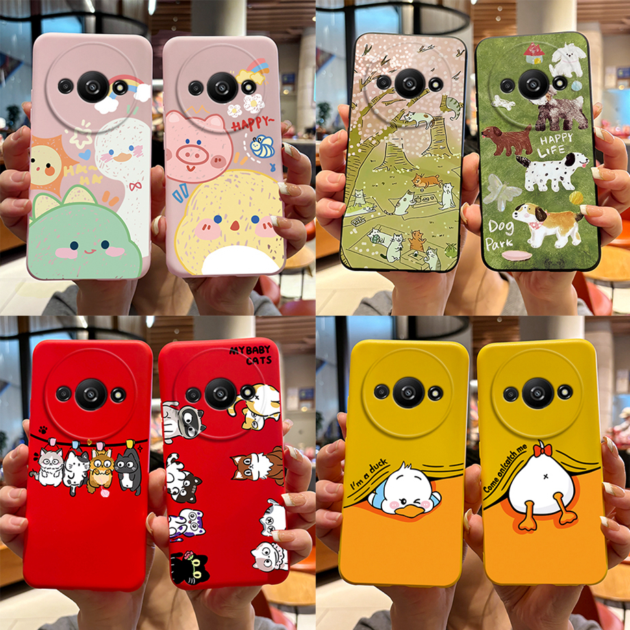 เคสซิลิโคนนิ่ม กันกระแทก สําหรับ Xiaomi Redmi A3 2024 Redmi A3 RedmiA3