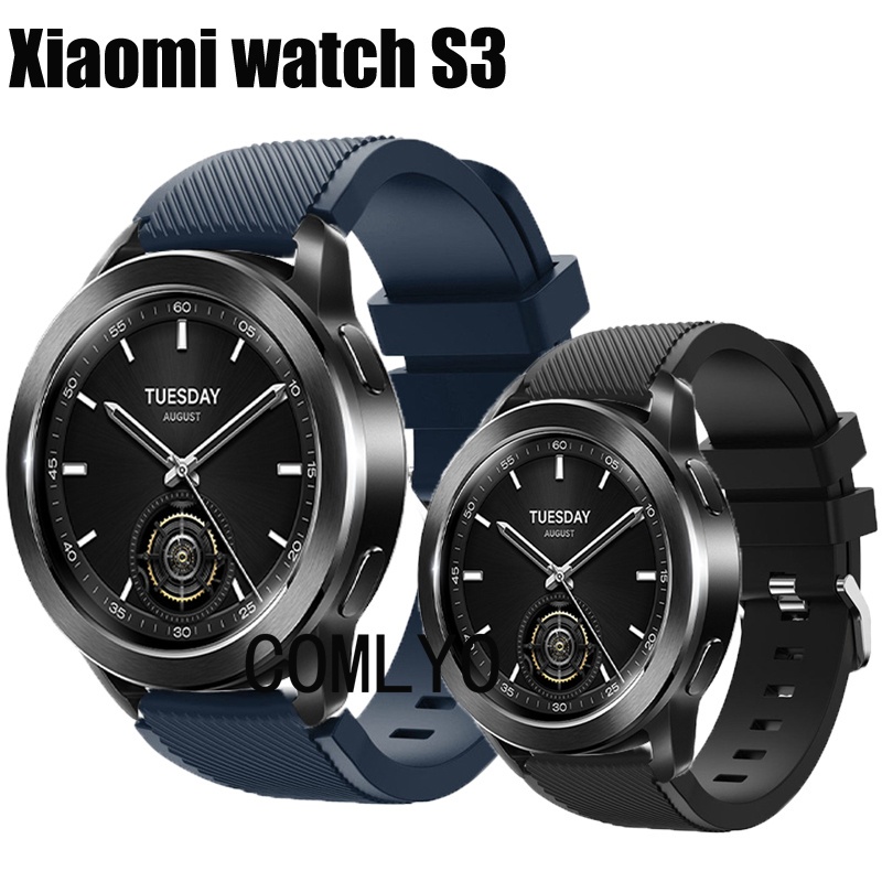 สายนาฬิกาข้อมือซิลิโคน แบบนิ่ม สําหรับ xiaomi watch S3