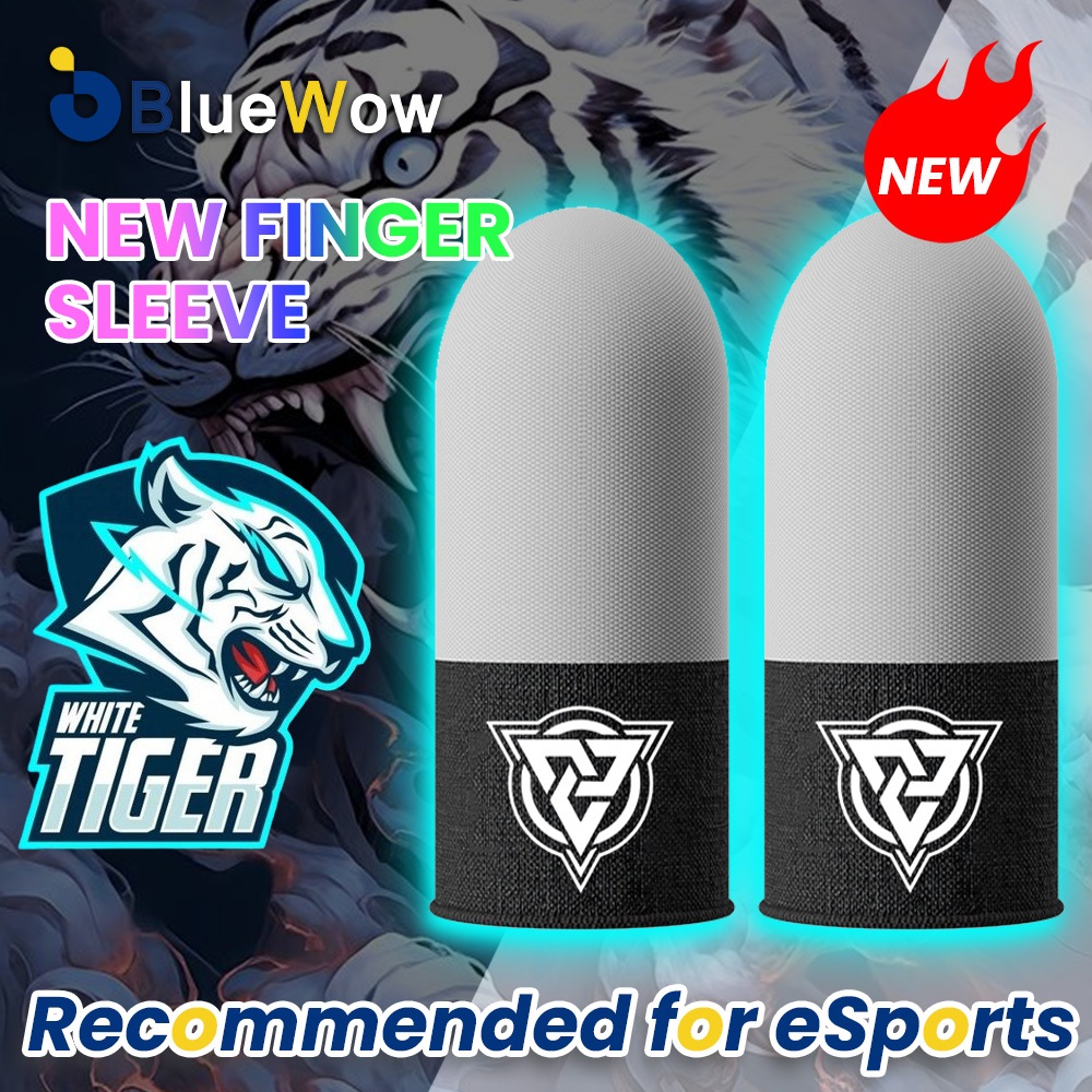 Bluewow ถุงมือเล่นเกม ระบายอากาศ กันเหงื่อ กันลื่น สําหรับ Free Fire