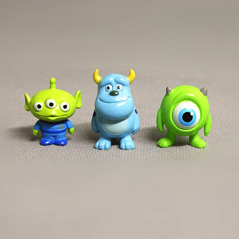 ตุ๊กตามอนสเตอร์เอเลี่ยน Toy Story Inc James P. 2-3 ซม. 1 ชิ้น โมเดลฟิกเกอร์ Sullivan Monsters University Mike Wazowski Q Version PVC ของเล่นสําหรับเด็ก