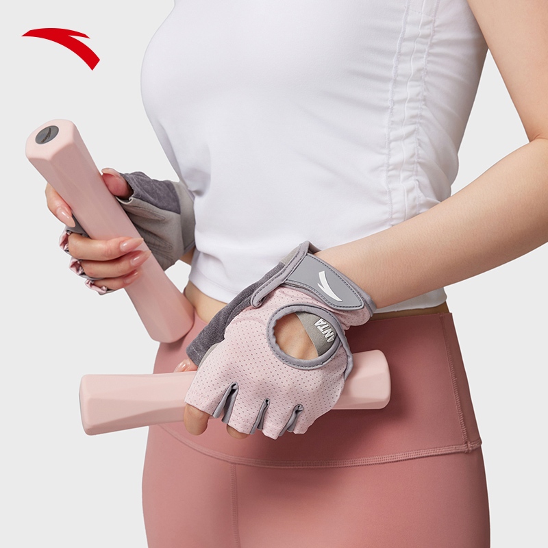 ANTA สนับสนุน ป้องกัน ถุงมือกีฬา สนับสนุน ทนต่อการสึกหรอ ความมั่นคง การฝึกซ้อม ฟิตเนส 1824572532