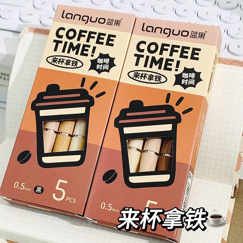 Languo ปากกาสอบ แบบแห้งเร็ว สําหรับสอบกาแฟ