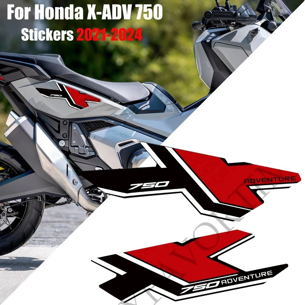 สําหรับ Honda X-ADV XADV X ADV 750 Protector ถัง Pad ชุดเข ่ าล ้ อสติกเกอร ์ Decals Body Fender Shell กระจก 2021 - 2024