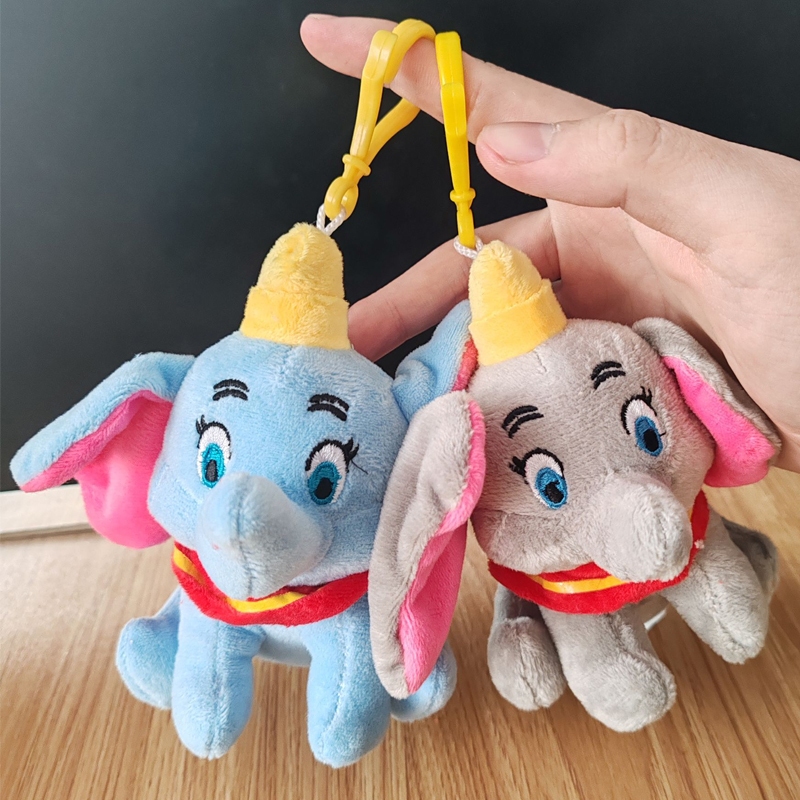 พวงกุญแจตุ๊กตาการ์ตูนอนิเมะ Dumbo Hook Elephant Q Version 12 ซม. ของเล่นสําหรับเด็ก ของขวัญคริสต์มาส