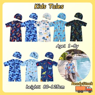 ชุดว่ายน้ําวันพีช แขนสั้น ลายการ์ตูน แฟชั่นฤดูร้อน สําหรับเด…