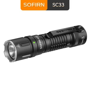 Sofirn SC33 Cree XHP70.3 HI ไฟฉาย LED 5200lm 21700 ชาร์จ USB C พร้อมหาง E-switch ไฟสำรอง