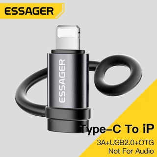 Essager 3A Type C To Los อะแดปเตอร์ สําหรับเชื่อมต่อโทรศัพท์มือถือ IP