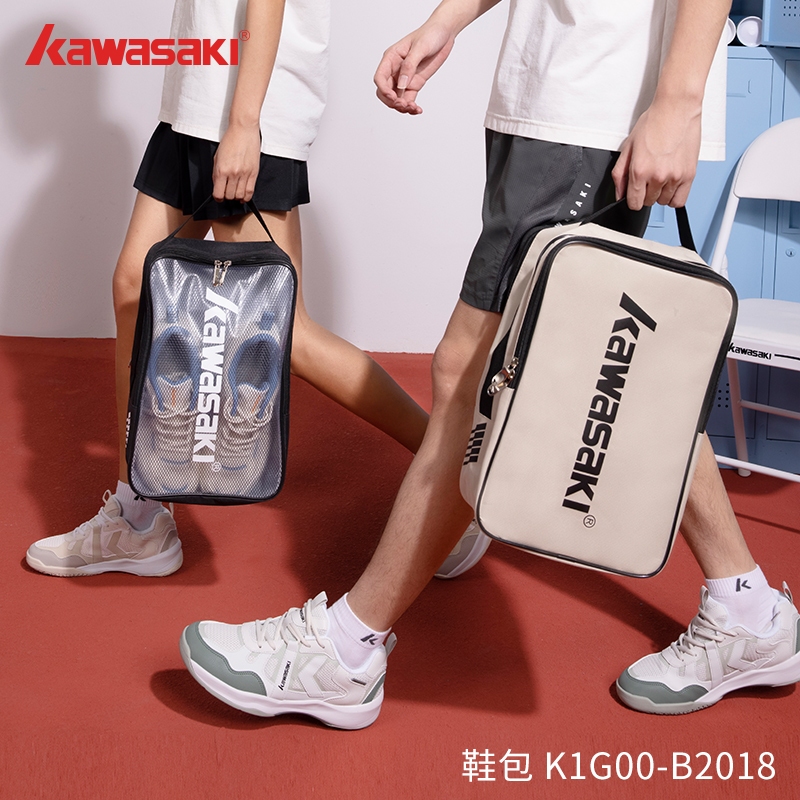 กระเป๋าเก็บรองเท้าแบดมินตัน อเนกประสงค์ แบบพกพา สําหรับ Kawasaki K1G00-B2018