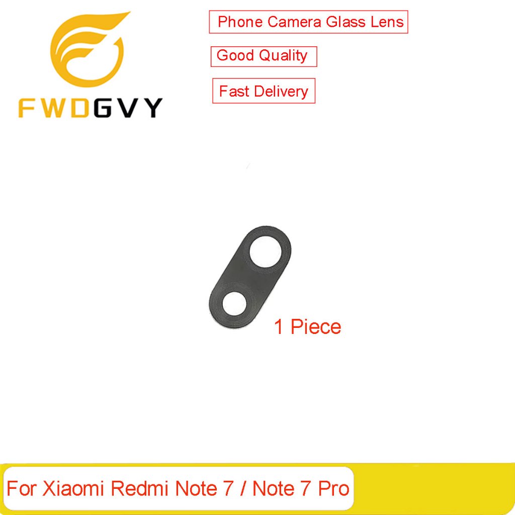 เลนส์กระจกด้านหลัง พร้อมกาว แบบเปลี่ยน สําหรับ Xiaomi Redmi Note 7 Note 7 Pro