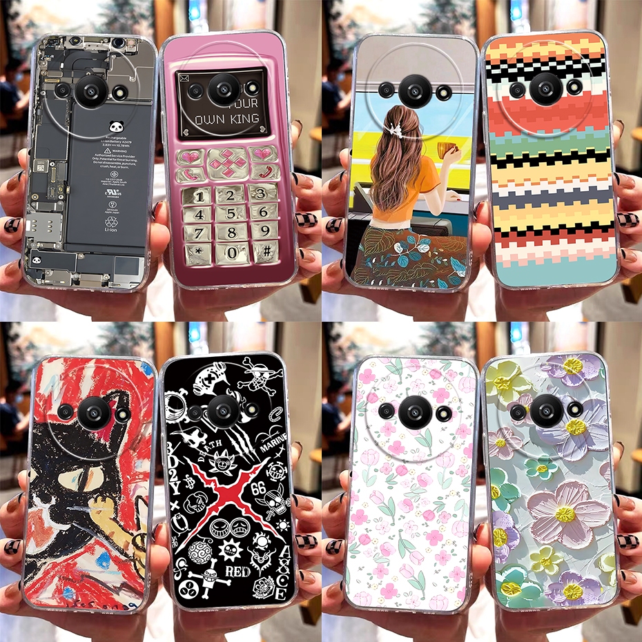 เคสซิลิโคนนิ่ม ลาย 2024 สําหรับ Xiaomi Redmi A3 RedmiA3 A 3 4G 6.71 นิ้ว