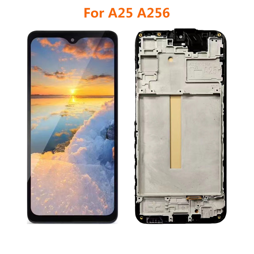 อะไหล่หน้าจอสัมผัส LCD 6.5 นิ้ว แบบเปลี่ยน สําหรับ Samsung Galaxy A25 A256 SM-A256E SM-A256B