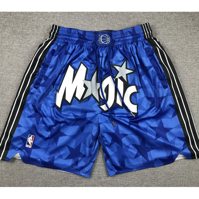 กางเกงกระเป๋าผู้ชาย Orlando Magic 2023-24 City Edition Just Don Swingman Jersey Shorts - สีฟ้า