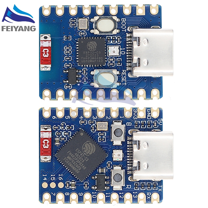 โมดูลบอร์ดไมโครคอนโทรลเลอร์ ESP32-S3 zero/ESP32-C3 zero ESP32 รองรับ WIFI บลูทูธ