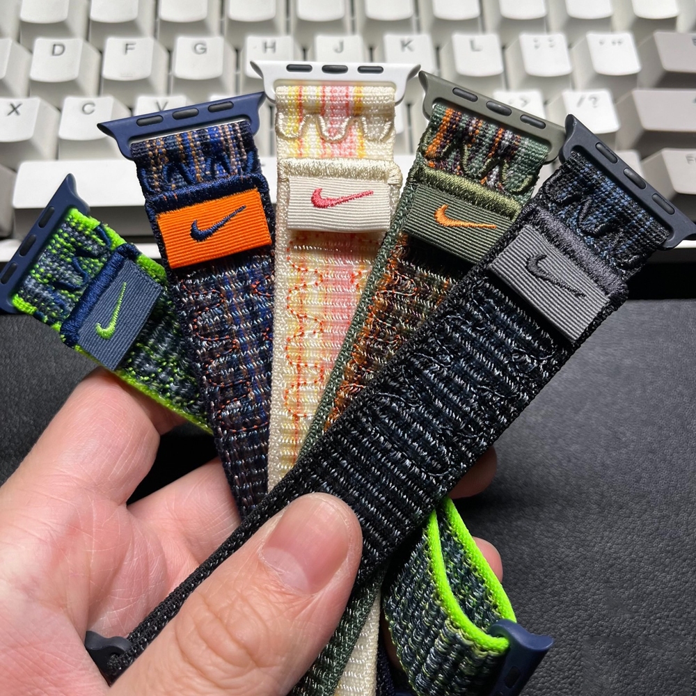 Nk สายนาฬิกาข้อมือไนล่อน น้ําหนักเบา ระบายอากาศ สําหรับ iWatch Ultra 2 49 มม. 45 มม. 41 มม. 44 มม. 40 มม. iWatch Series 9 8 7 6 5 4 SE2 - รูปที่ 4