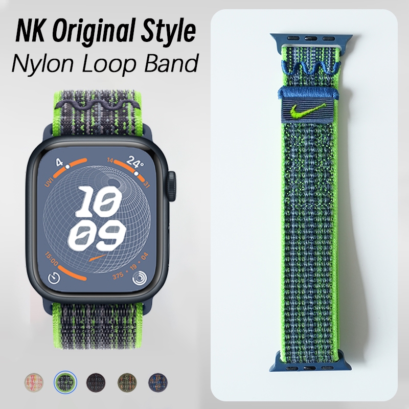 สายนาฬิกาข้อมือไนล่อน น้ําหนักเบา ระบายอากาศ สําหรับ iWatch Ultra 2 49 มม. Series 9 45 มม. 41 มม. iWatch 44 มม. 40 มม. Series 8 7 6 5 4 SE2
