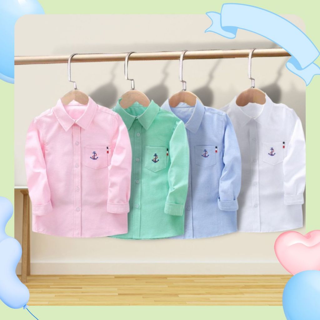 【จัดส่งจากประเทศไทย】เสื้อโปโลแขนยาวผ้าฝ้ายสำหรับเด็กผู้ชายรุ่นใหม่ ดีไซน์เรียบง่ายและหรูหรา ใส่สบายระบายอากาศได้ดี เหมาะสำหรับการแต่งตัวทางการ เหมาะสำหรับวัยรุ่นใส่